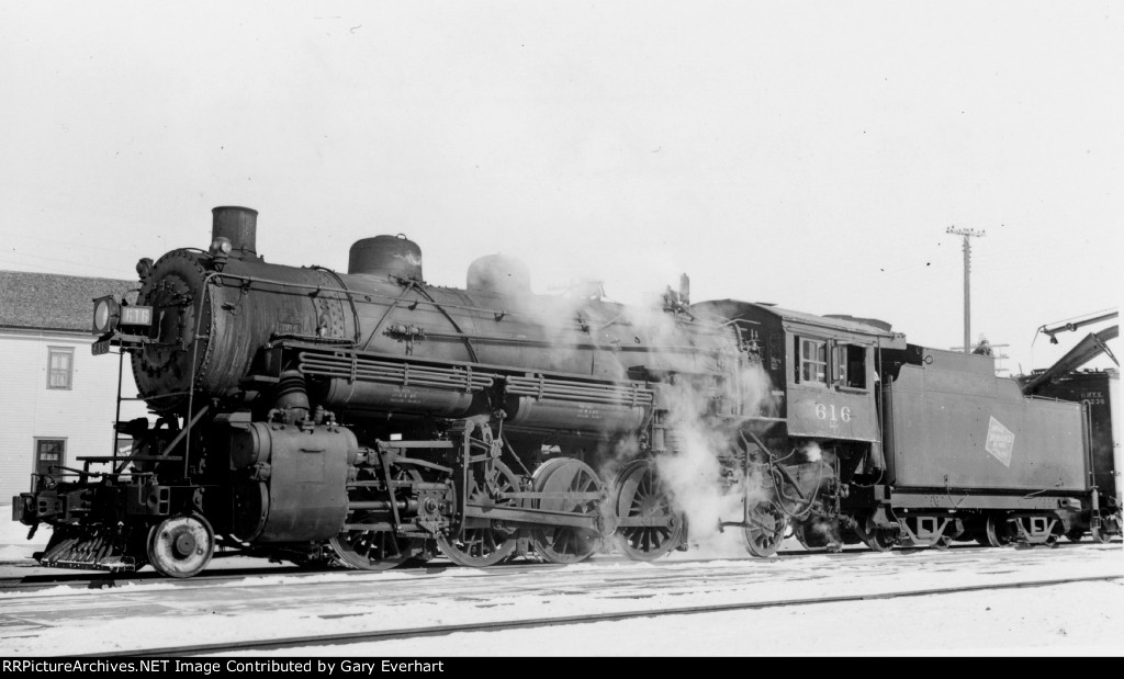 MILW 2-8-2 #616 - Milwaukee Road